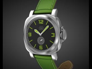 aviator wrist watch my own design 3D मॉडल