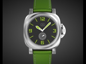 aviator wrist watch my own design 3D मॉडल