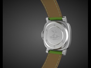 aviator wrist watch my own design 3D मॉडल
