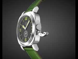 aviator wrist watch my own design 3D मॉडल