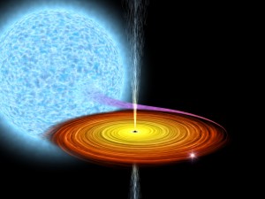 black hole absorbs star in deep space 3D 模型