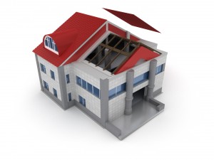 animated process of house building Modello 3D