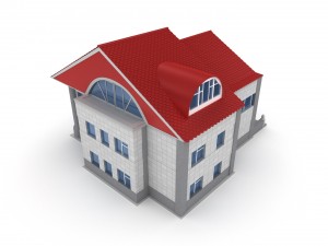 animated process of house building Modello 3D