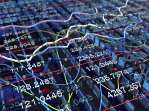 abstract finance or stock market background 3D 模型