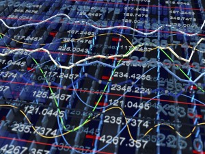 abstract finance or stock market background 3D 模型