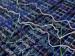 abstract finance or stock market background 3D 模型