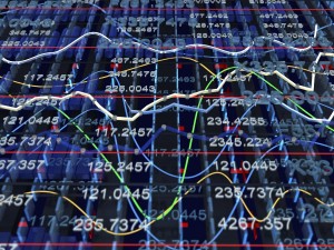 abstract finance or stock market background 3D 模型
