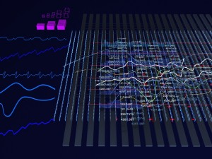 abstract finance or stock market background 3D 模型