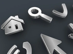 zestaw ikon 3d sieci web Model 3D