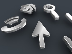 web 3d icons set Model 3D