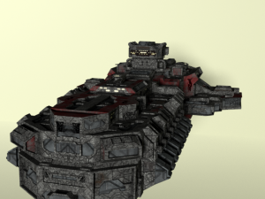 attack spacecraft Modelo 3D