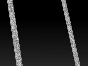 frame with a pattern in the celtic style 3D Model
