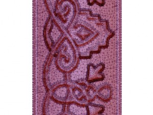 frame with a pattern in the celtic style 3D Model