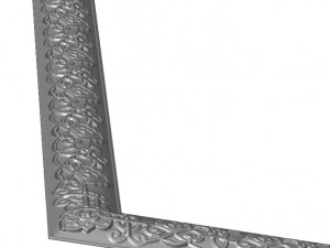 frame with a pattern in the celtic style 3D Model
