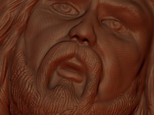 peter paul rubens crucified christ bas-relief 3D Model