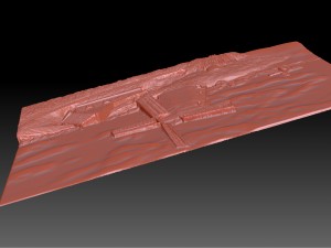 3d pano windmill in the village 3D Model