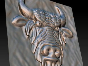 kepala bison Model 3D