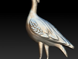 bird stork Model 3D