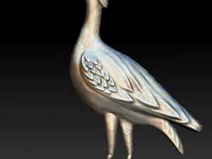 bocian ptak Model 3D