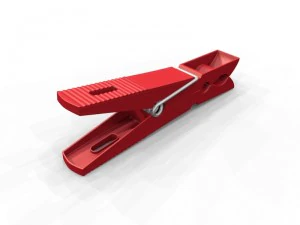 realistic plastic clothespin 3D Model