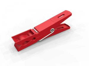 realistic plastic clothespin 3D Model