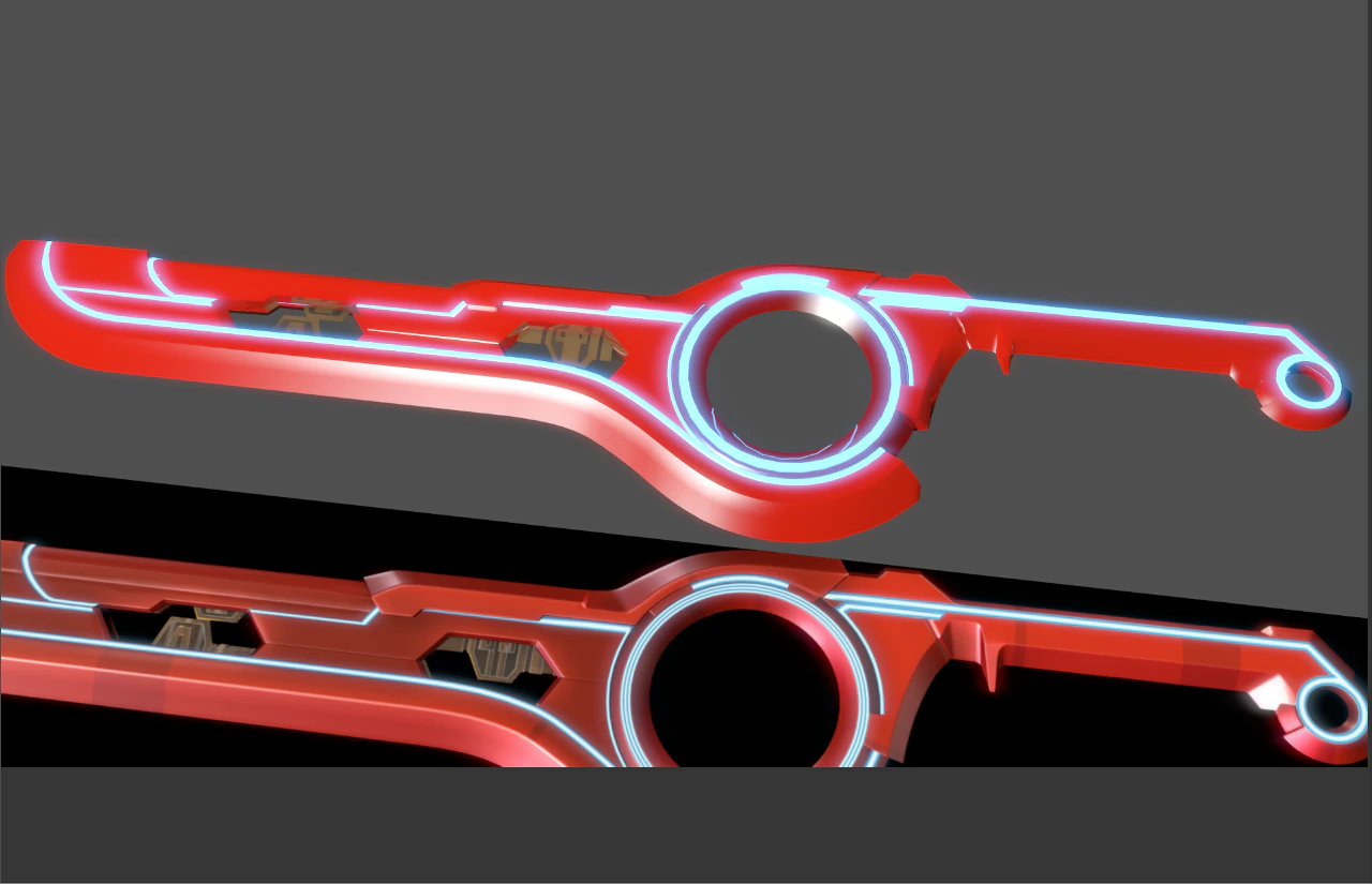 xenoblade chronicles monado 3D Model .c4d .max .obj .3ds .fbx .stl .blend