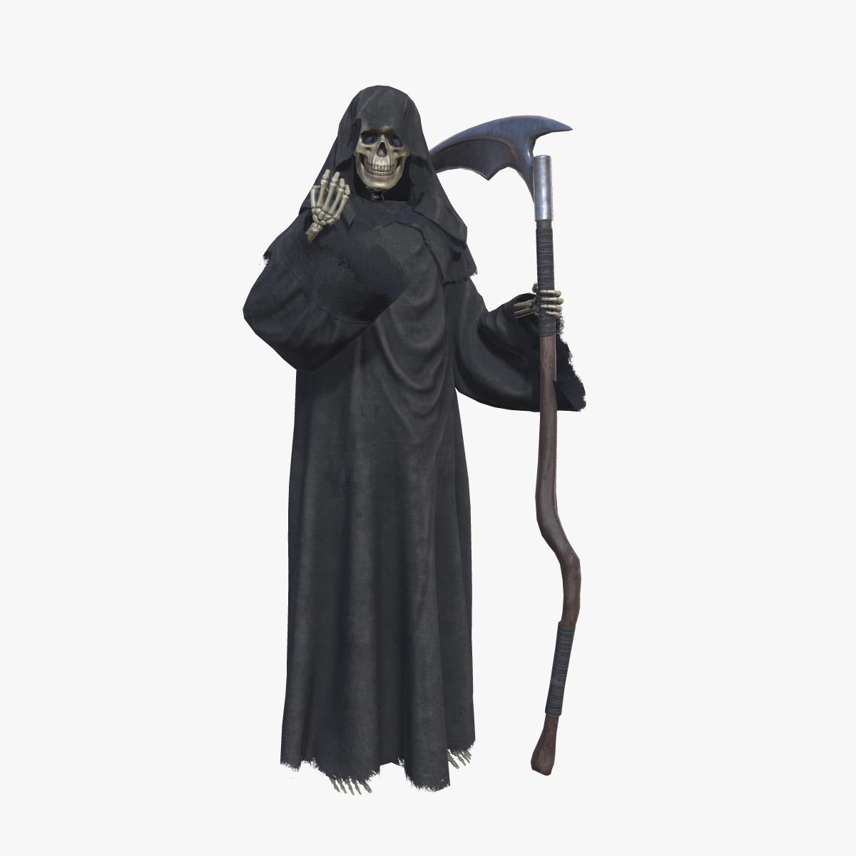Grim Reaper Death Rigged 3d Model In Fantasy 3dexport