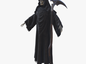 grim reaper death rigged Model 3D