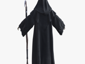 grim reaper death rigged Model 3D