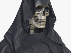 grim reaper death rigged Model 3D