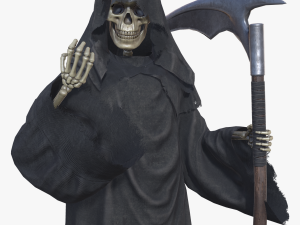 grim reaper death rigged Model 3D