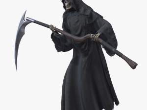 grim reaper death rigged Model 3D