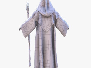 grim reaper death rigged Model 3D