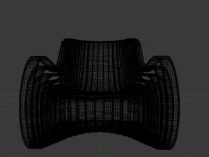 pipo chair 3D 모델