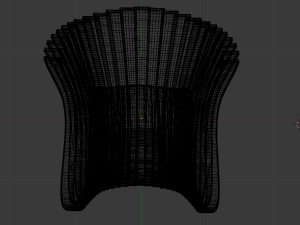pipo chair 3D 모델