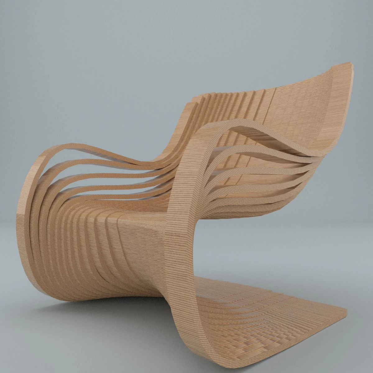 pipo chair 3D Model .c4d .max .obj .3ds .fbx .stl .blend 