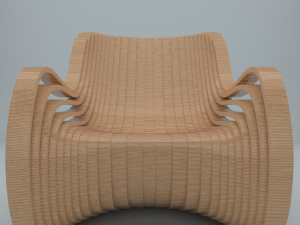 pipo chair 3D 모델