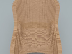 pipo chair 3D 모델