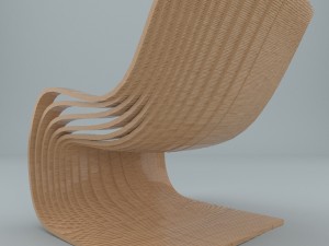 pipo chair 3D 모델