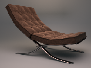 barcelona chair 3D 모델