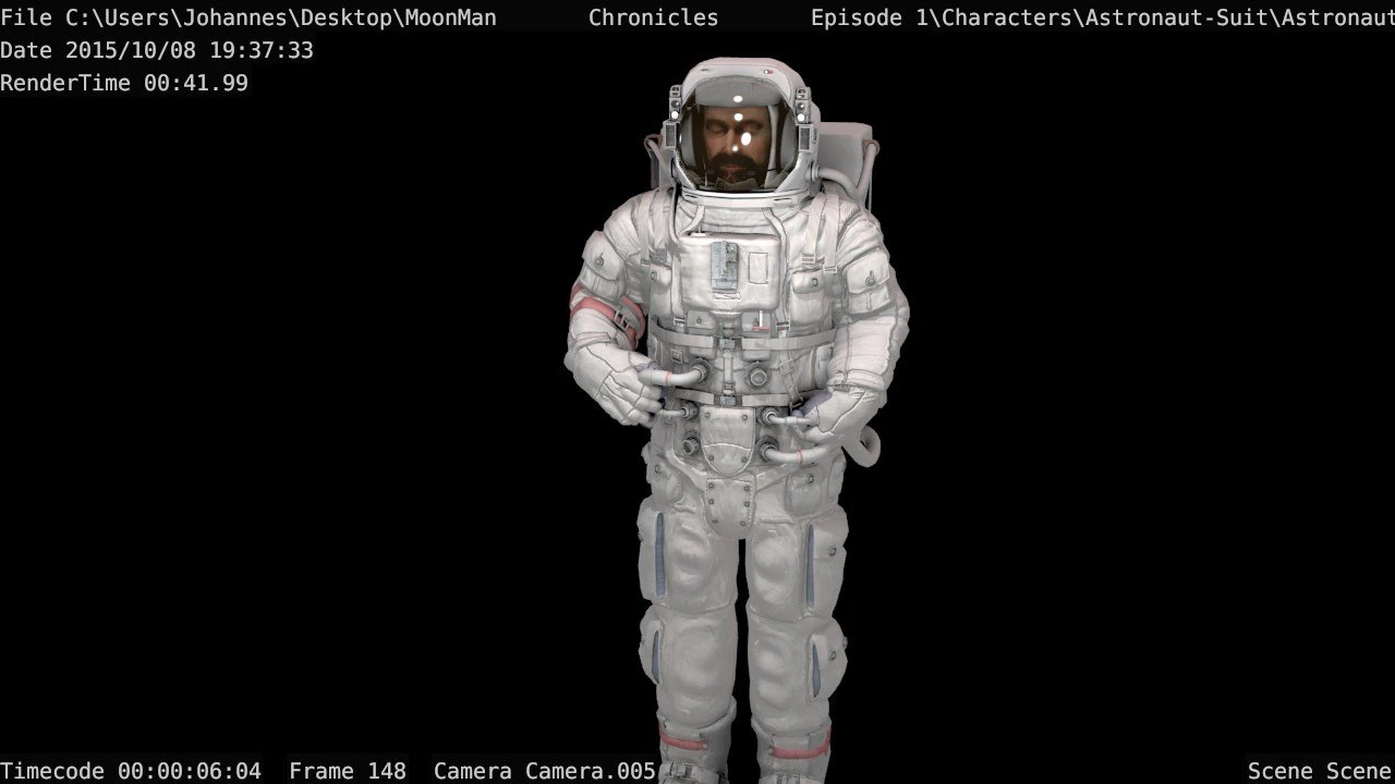 3d astronaut 3D Model .c4d .max .obj .3ds .fbx .stl .blend 