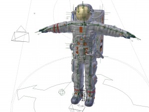 3d astronaut 3D मॉडल