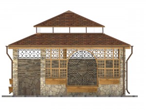 big gazebo 3D Модель