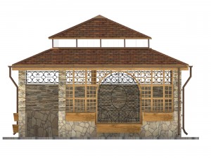 big gazebo 3D Модель