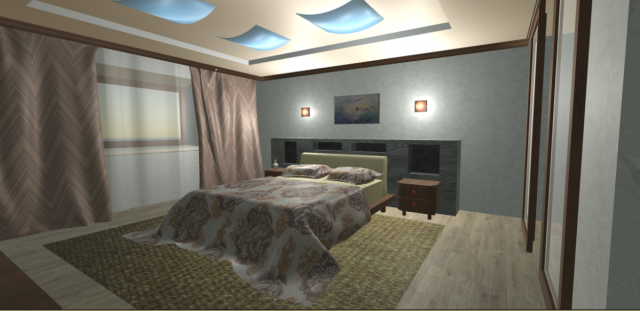 3dkomnata 3D Modell .c4d .max .obj .3ds .fbx .stl .blend