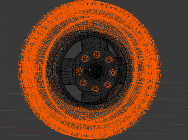 wheel zil130 Model 3D .c4d .max .obj .3ds .fbx .stl .blend