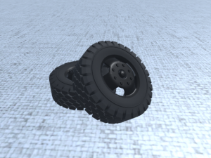 wheel zil130 Modello 3D