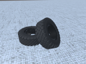 wheel zil130 Modello 3D