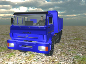 Камаз 6520 3D Модель