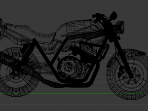 honda cb400 3D Модель